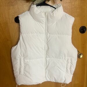 White Puffer Vest